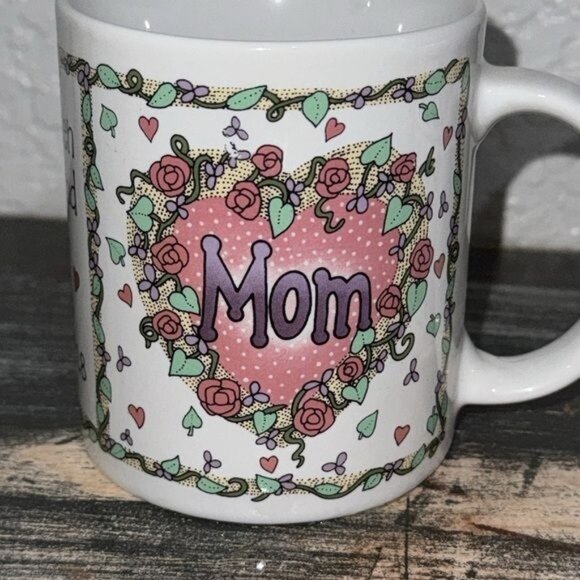 Set Of 3 "Mom" Themed Ceramic Coffee Mugs - Picture 3 of 13